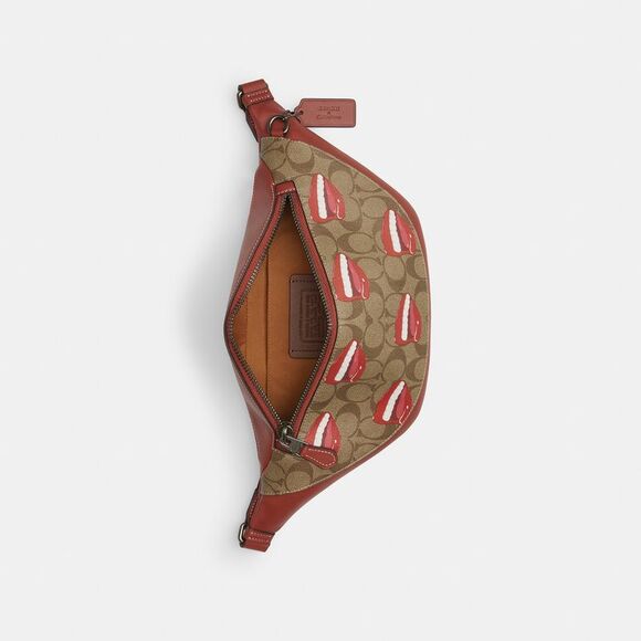 NWT Coach Outlet Coach X Tom Wesselmann Warren Belt Bag In Signature Canvas - Picture 3 of 6